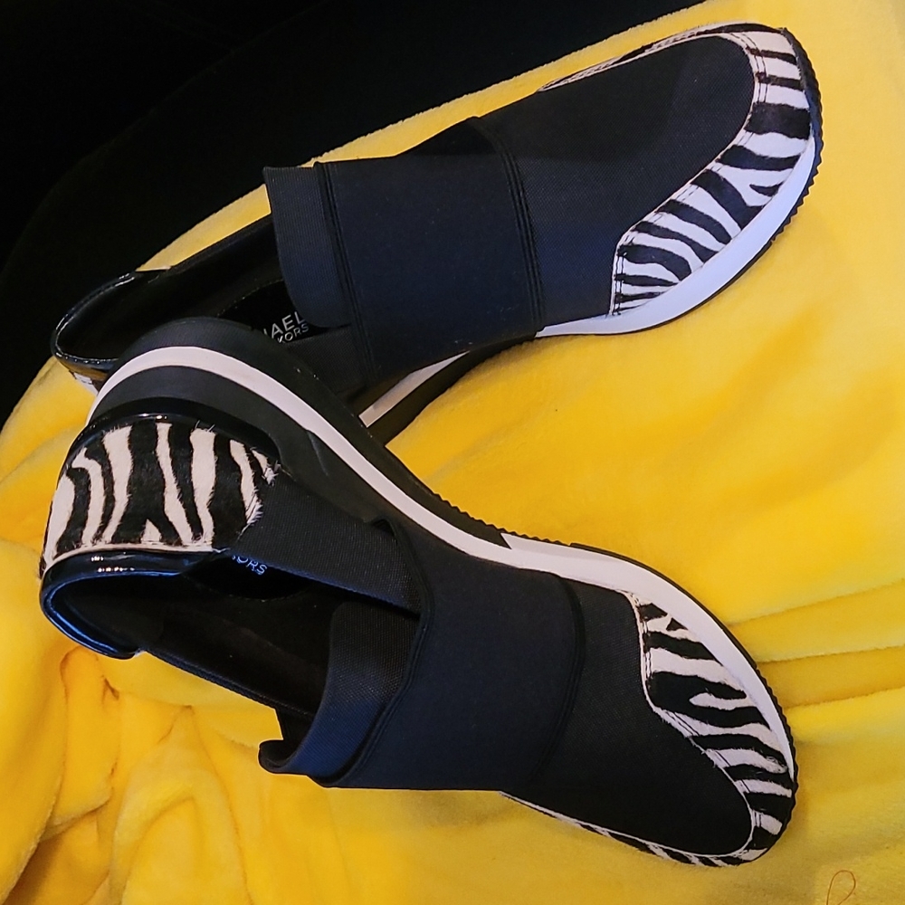 Michael Kors Zebra Print Sneakers